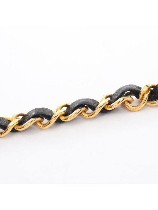 Chanel Belt CC Logo Chain Leather main image 8
